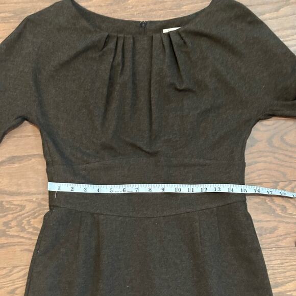 Trina Turk Classic Charcoal Sarafina Ponte Shift Dress Size 10 - Picture 11 of 13